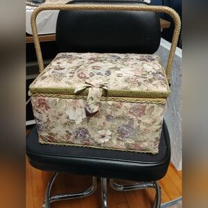 Vintage sewing basket